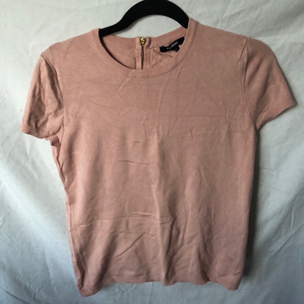 Short Sleeve Knit Top